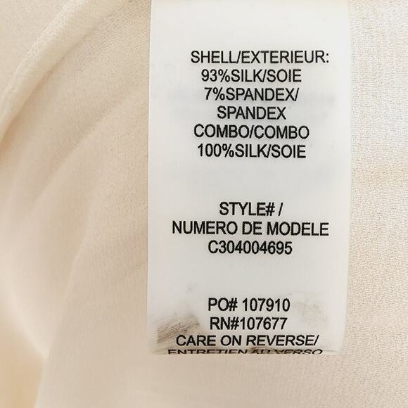 ALICE & OLIVIA CREAM LACE BUTTON DOWN SIZE MED - Picture 6 of 7